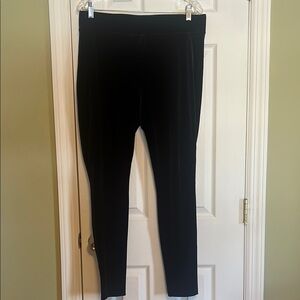 Black Velvet Leggings